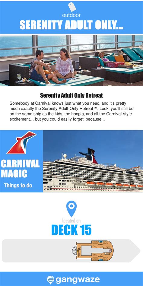 Discover your Happy Place at Carnival Magic's Serenity Retreat